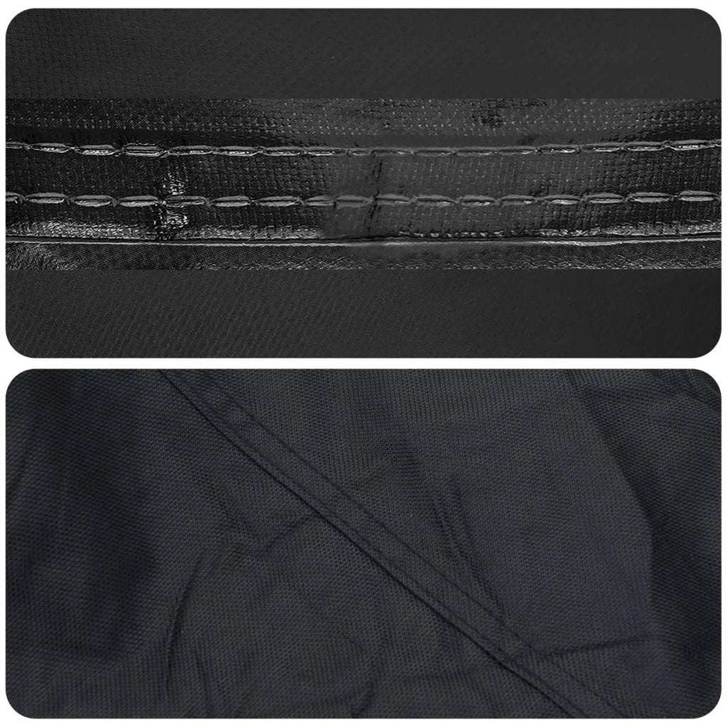 Copertura Tavolo Tinta unita Nero 92 x 92 x 15 cm Tessuto 4106082