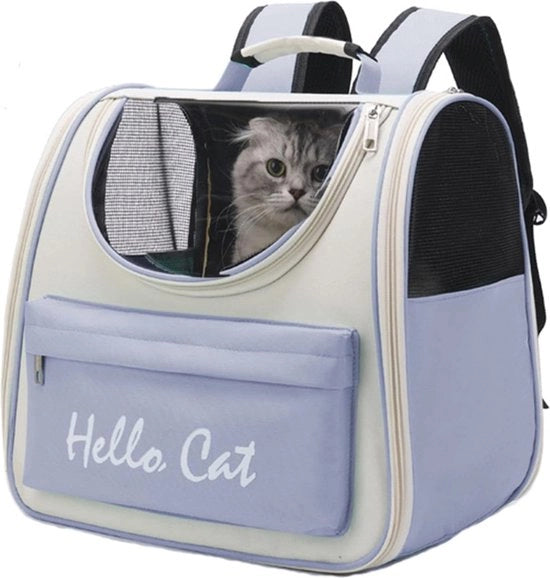 Portaanimali a Spalla per Piccoli e Medi Cani e Gatti - Zaino Comodo per Viaggi e Escursioni