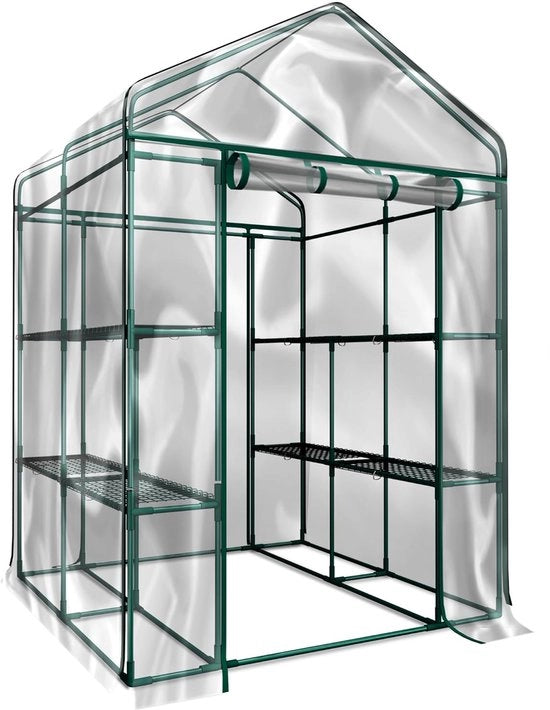Casa per piante con 8 pannelli - Sostenibile e versatile - Verde con copertura trasparente