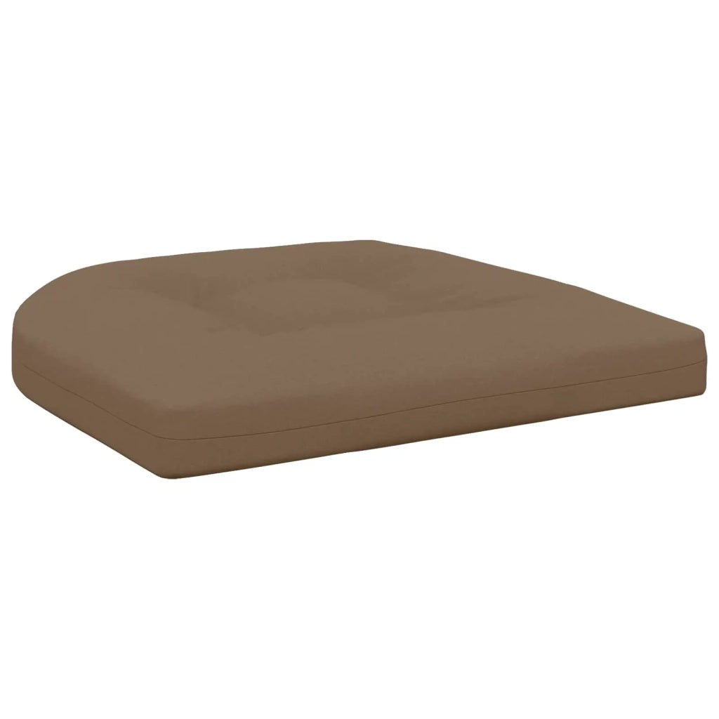 Cuscini per Sedia in 4 Pezzi 4 pz 100% Poliestere Tortora 945283