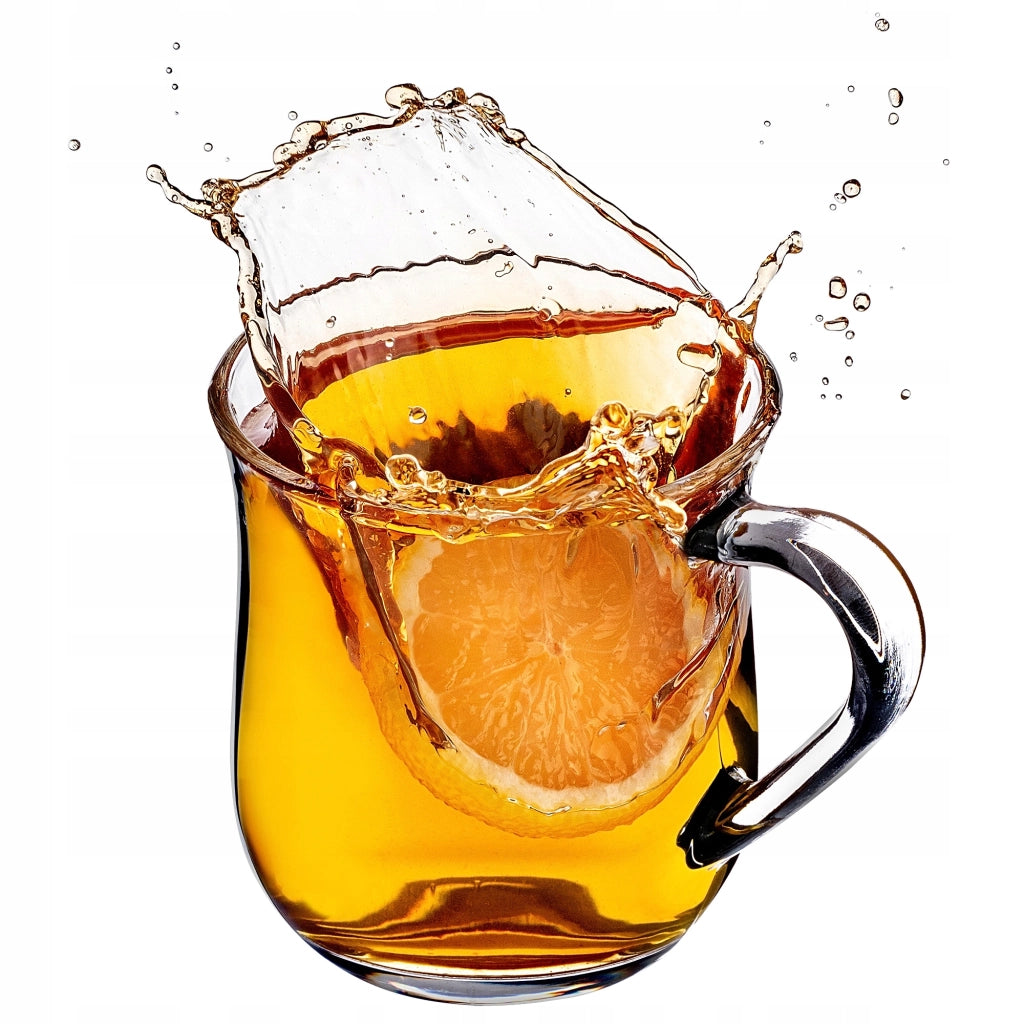 Set di 6 bicchieri da caffè/tè KADAX da 320 ml con manico.