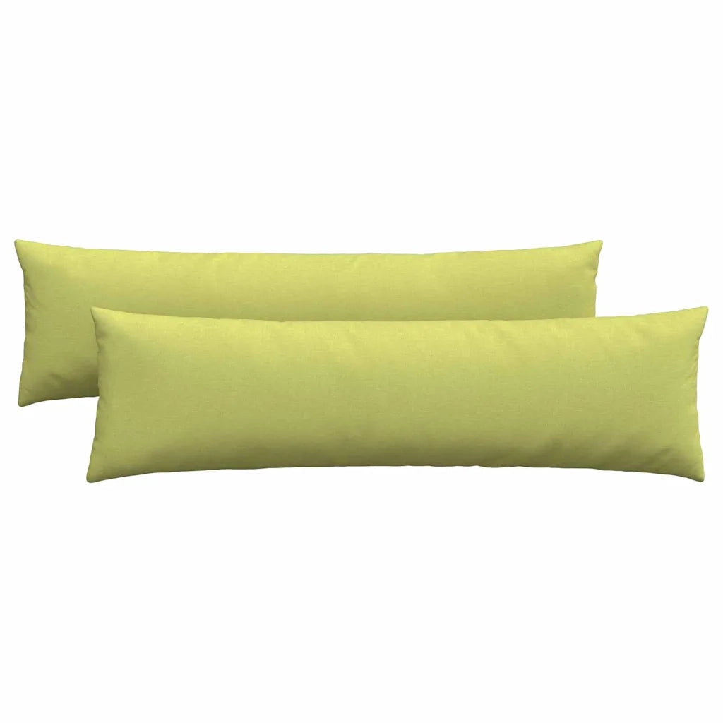 Cuscini da Divano 2 pcs Verde chiaro 145 x 40 cm Tessuto 42013835
