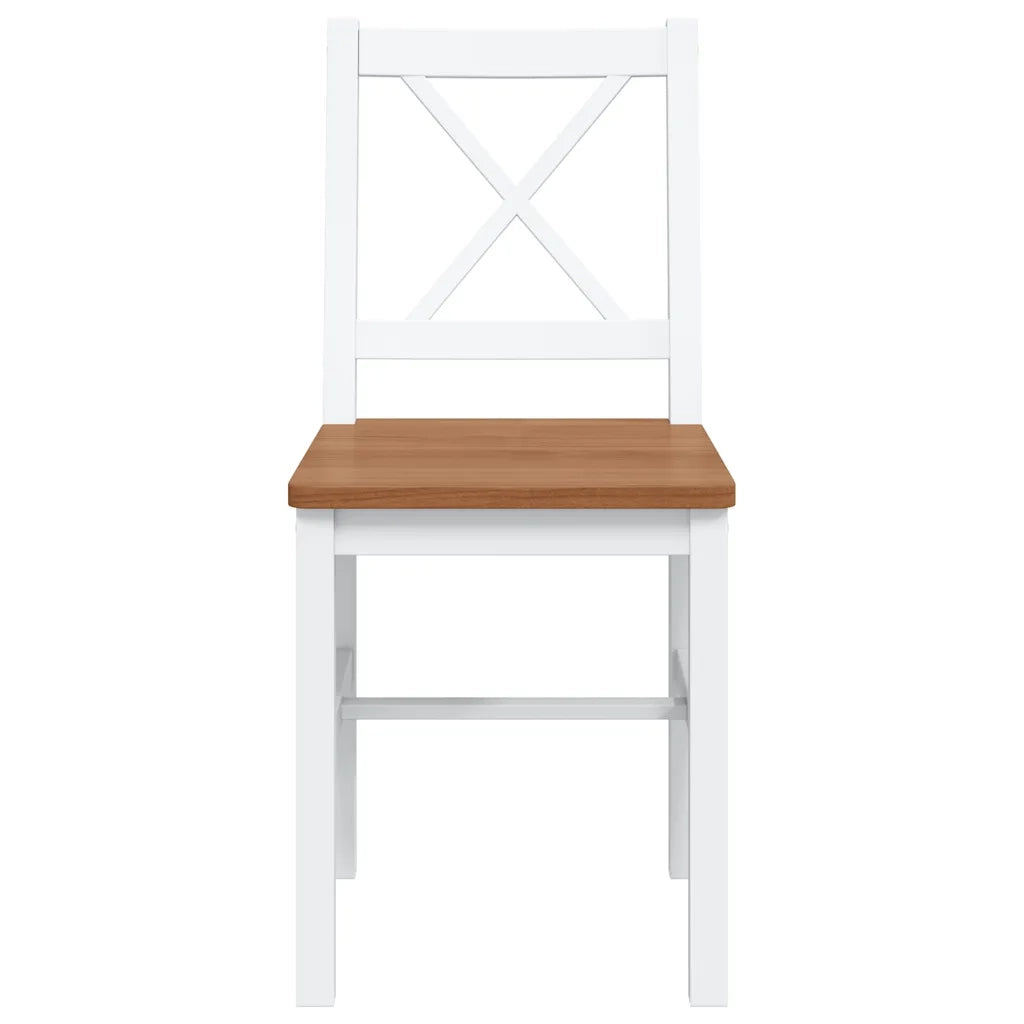 Set da Pranzo 5 pz Marrone e Bianco CFW8203278