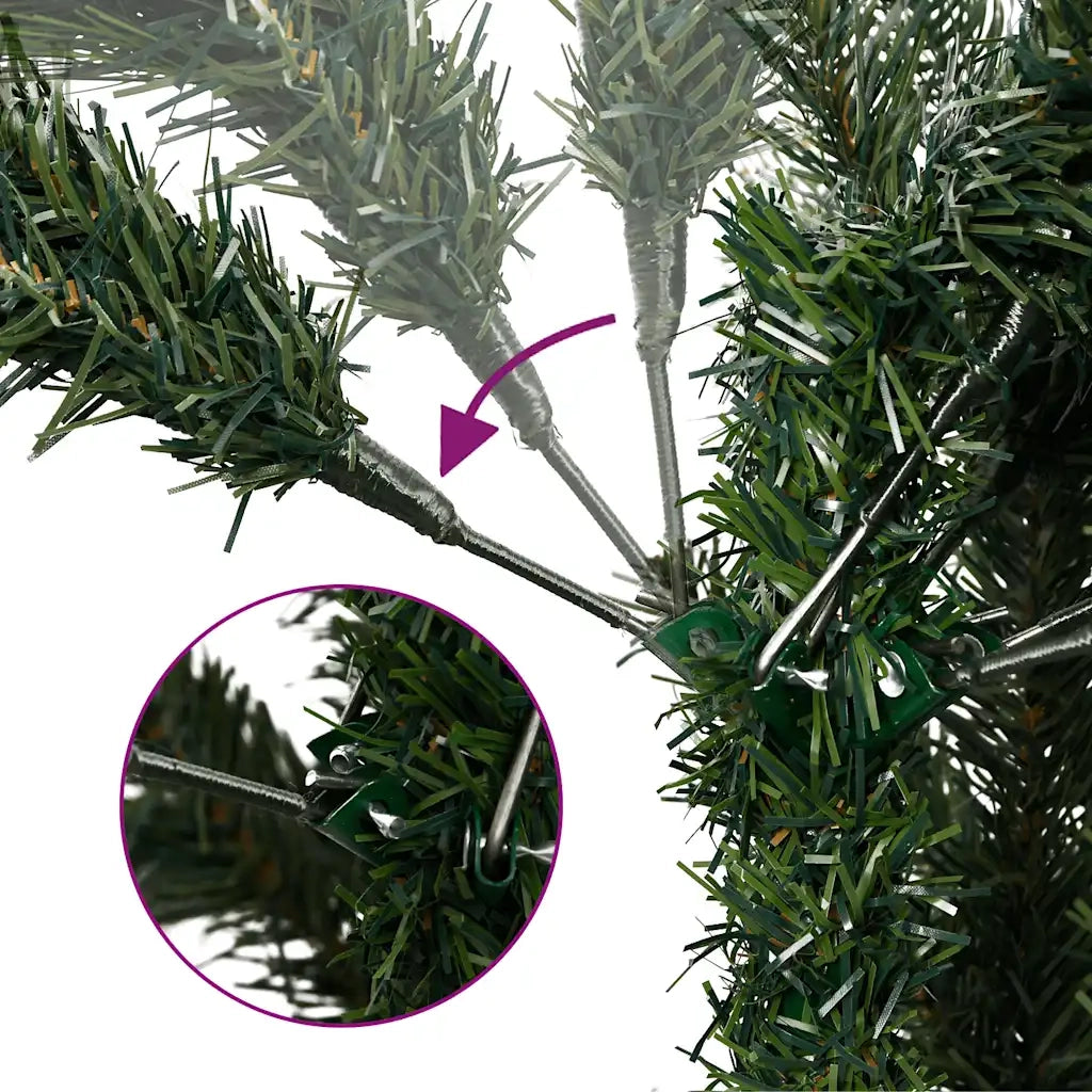 Albero di Natale Artificiale Incernierato con 300 LED 180 cm 3315775
