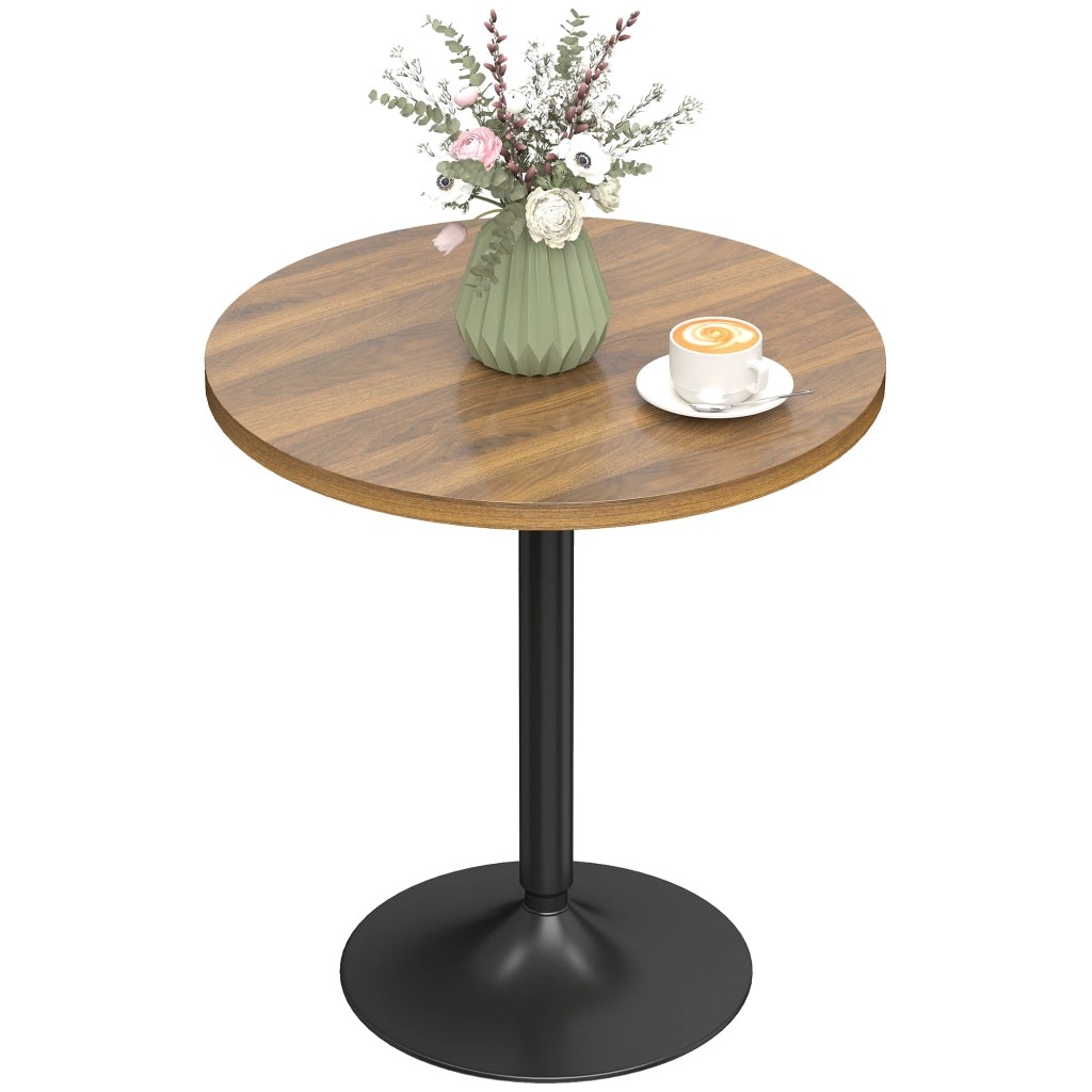 Tavolo da bar rotondo 60 cm ¨C zephmum ¨C noce