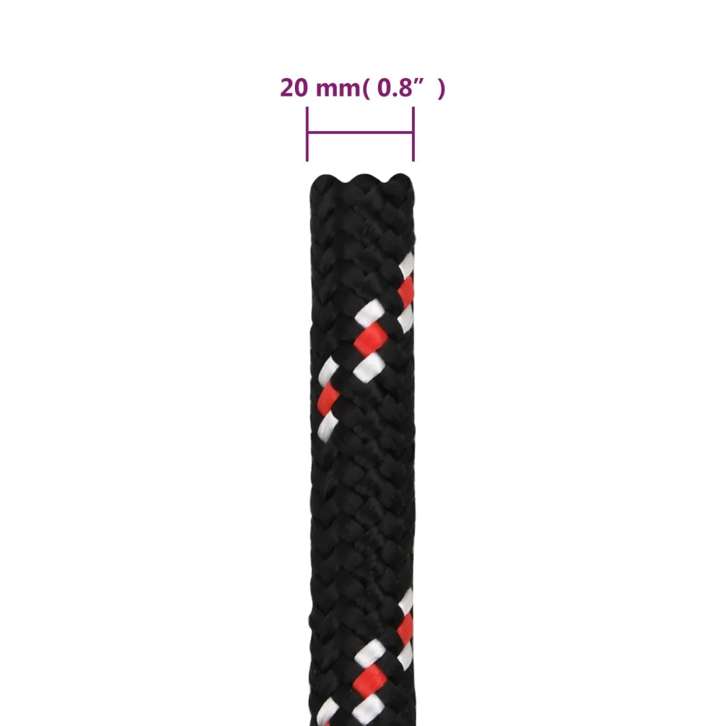 Corda | Fune per barca Nera 20 mm 50 m in Polipropilene