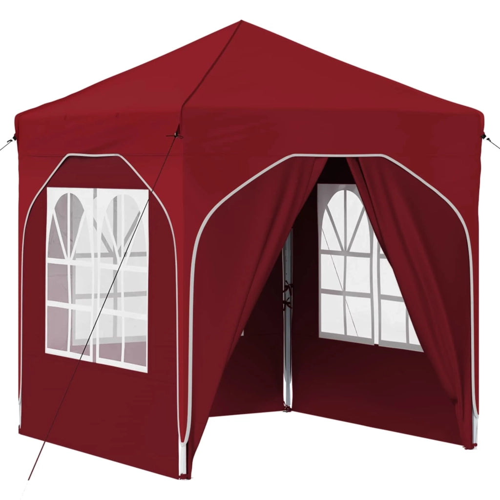 Tenda per feste a pop-up-Gazebo 192 x 192 x 245 cm Borgogna 248429