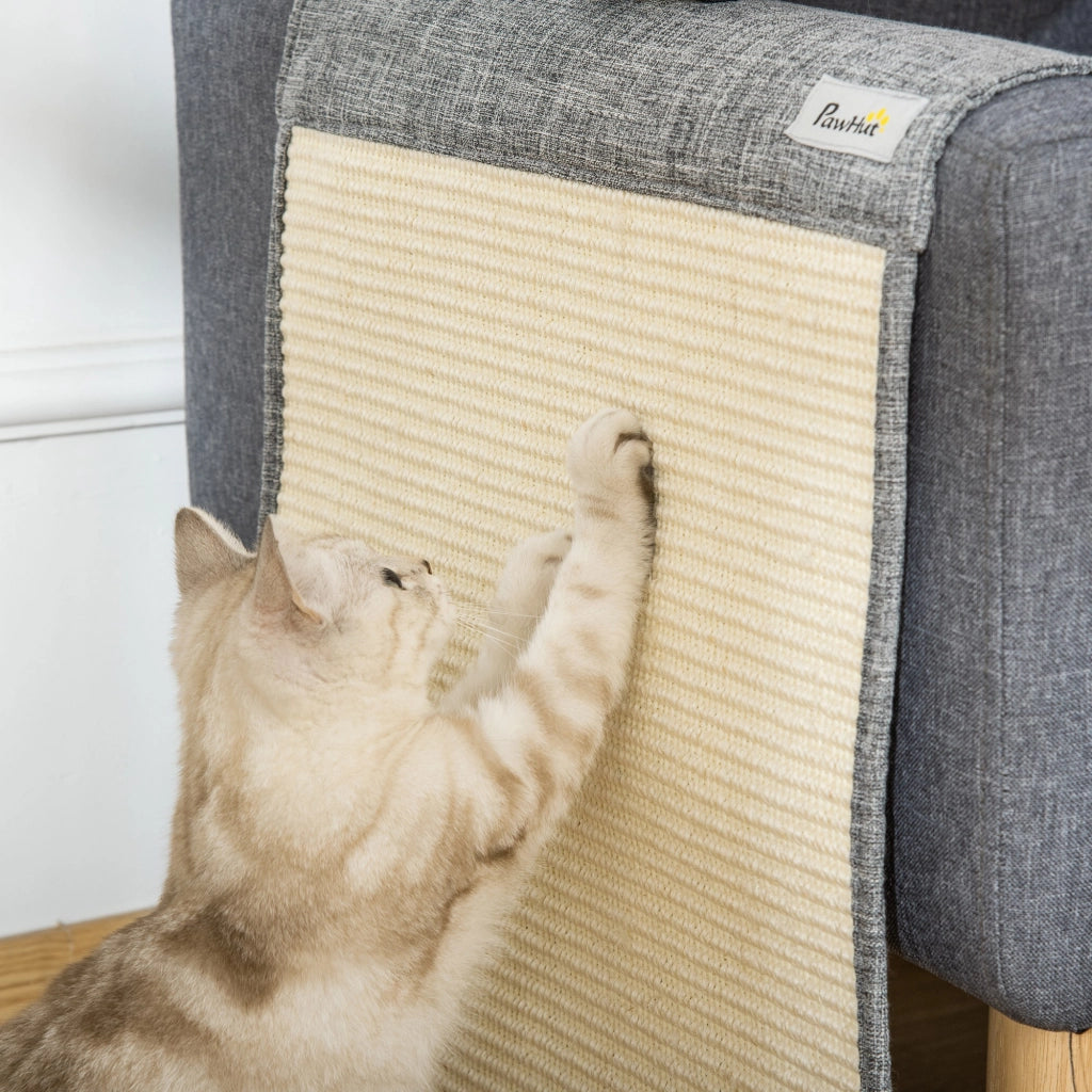 Tappetini per Gatti 2 Pezzi ¨C Minimal ¨C Grigio 130x45 cm
