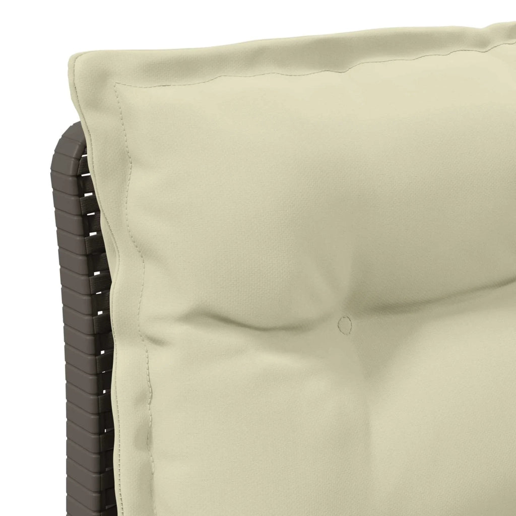 Divano da Giardino a 1 Posto con Cuscini Aspetto Rattan PP 8011844