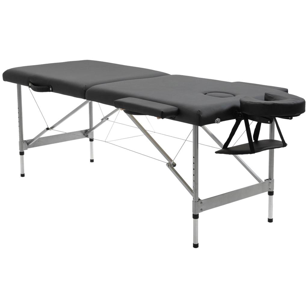 Lettino da massaggio pieghevole, lettino da massaggio professionale a 7 zone, altezza regolabile, portata fino a 130 kg, ideale per spa e saloni di
