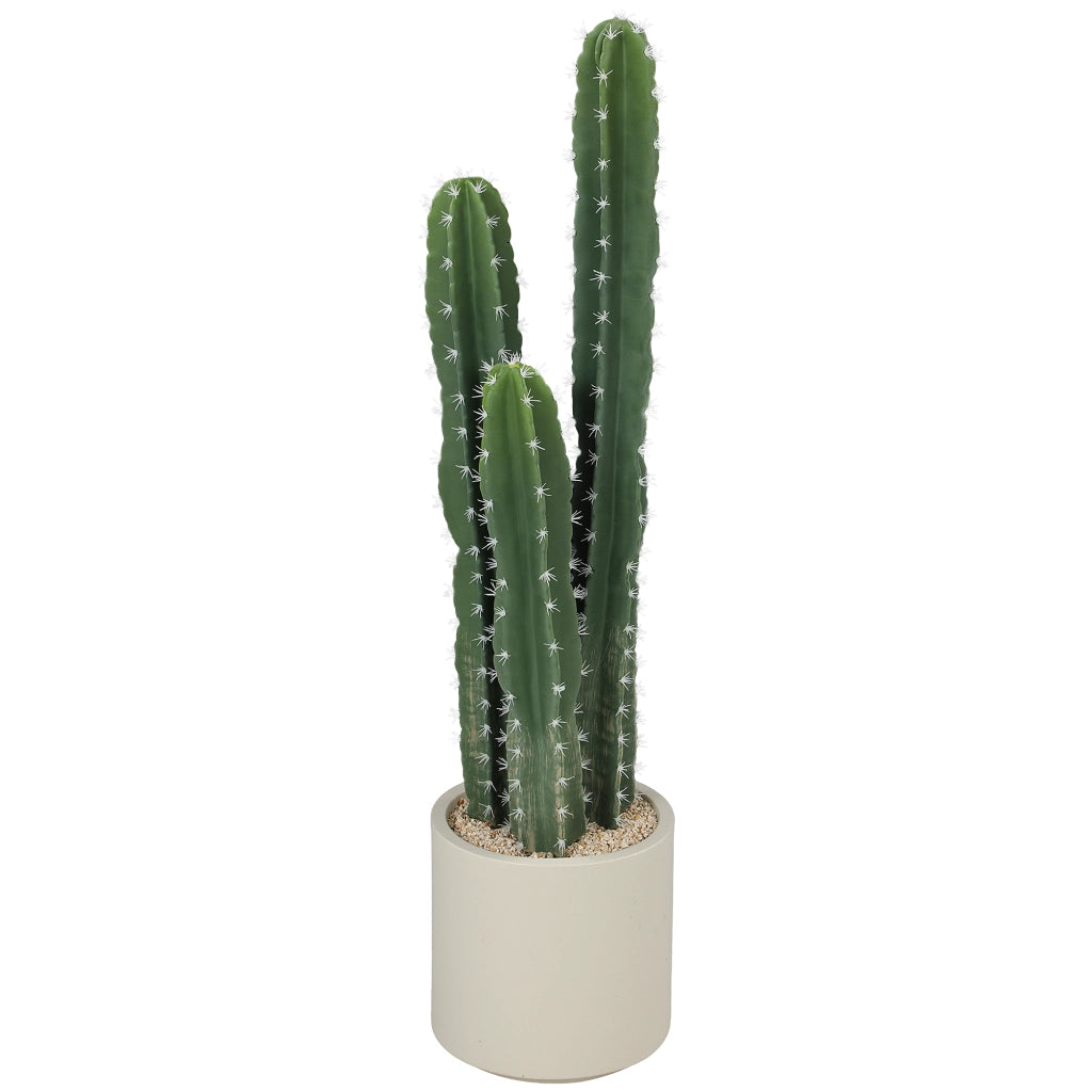 Pianta artificiale Cactus con vaso 95 cm ¨C Xylo ¨C Verde effetto realistico