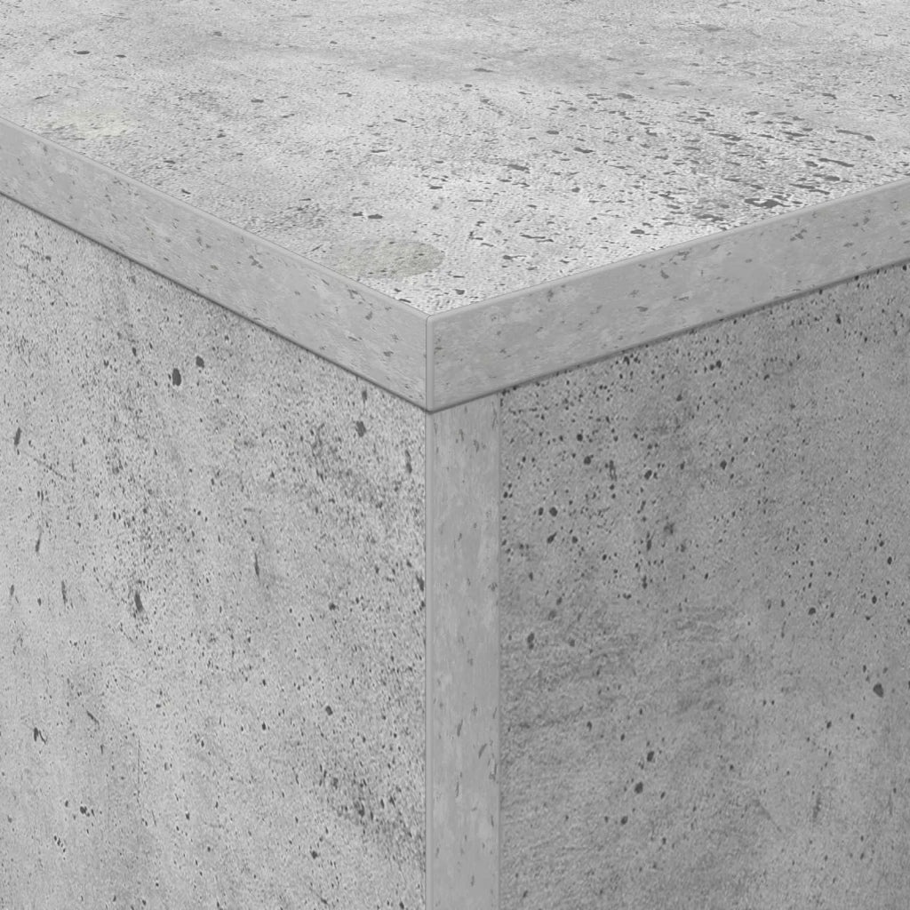 Scaffale per riviste Grigio cemento 70 x 41 x 96 cm CFW6285363