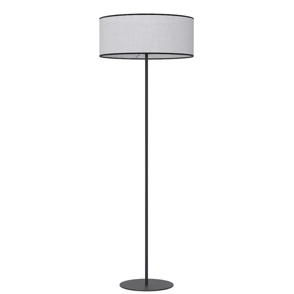 Lampada da terra classica ECO 1xE27 grigio nero Emibig