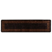 Runner in Moquette | Runner Tappeto MARSA Nero 50 x 200 cm Poliestere e PVC