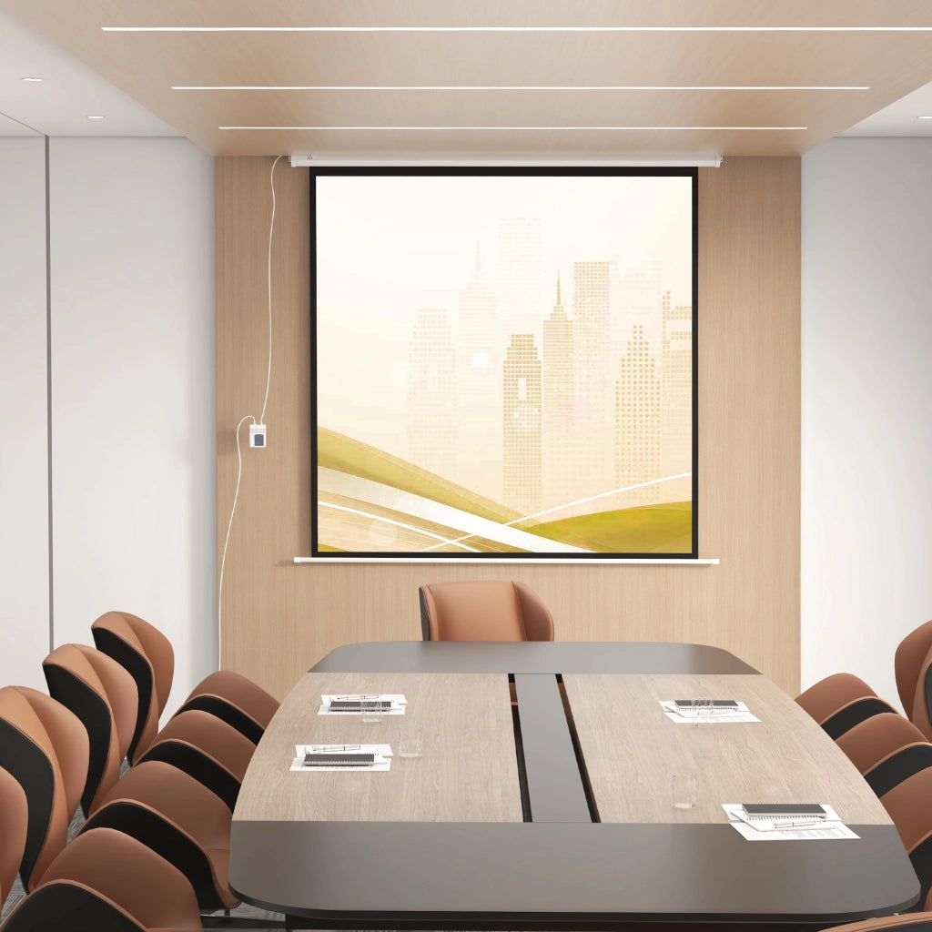 Telo da proiezione 96 pollici 4K HD ¨C Zephmum ¨C Bianco 195x182x8 cm