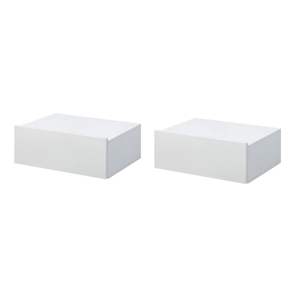 Comodino a Parete con Cassetto ¨C Minimal ¨C 40x30x15 Bianco
