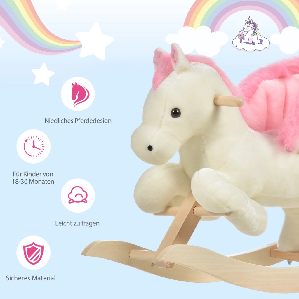 Cavallo a Dondolo con Suono ¨C zephmum ¨C Grigio
