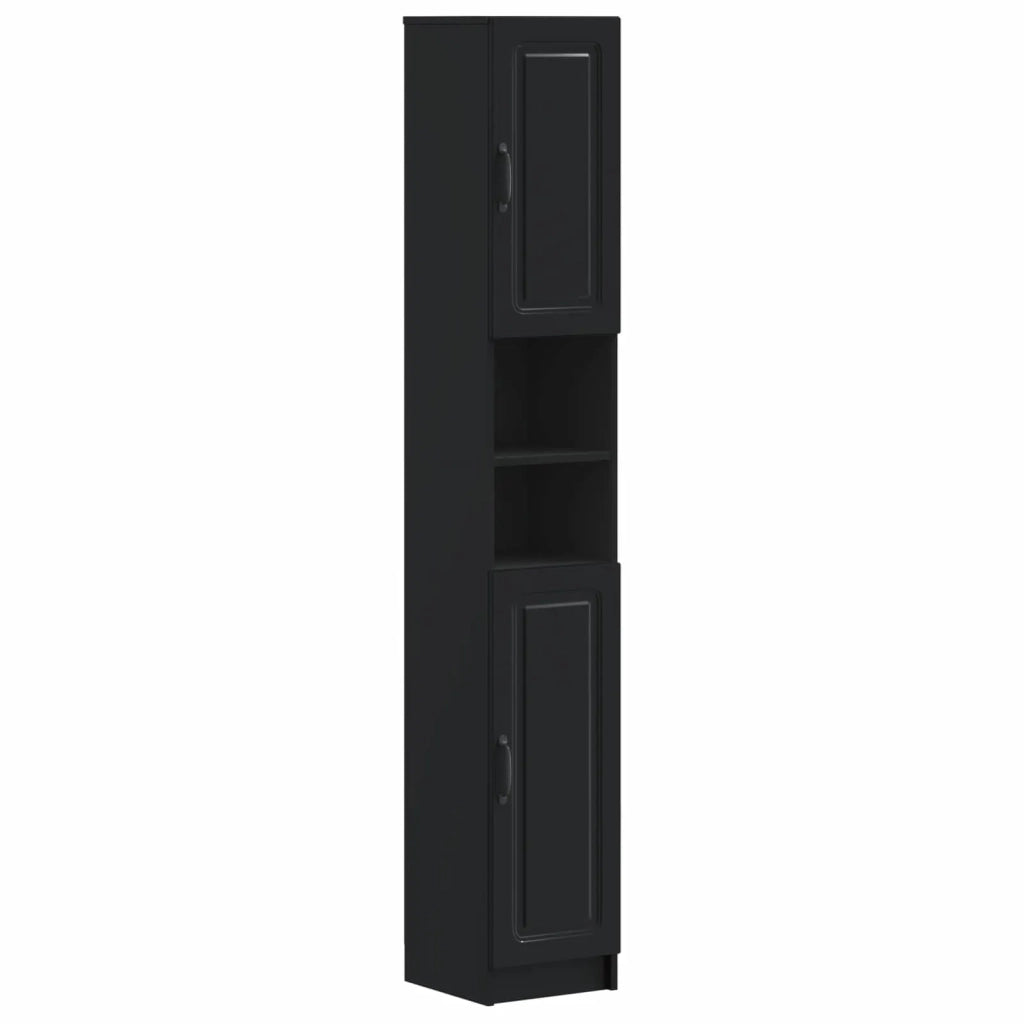 Set di Mobili da Bagno da 4 Pezzi UTRECHT Nero 3417973