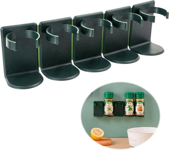 Organizzatore di Cucina Senza Fori - 5 Pezzi - Demontabile