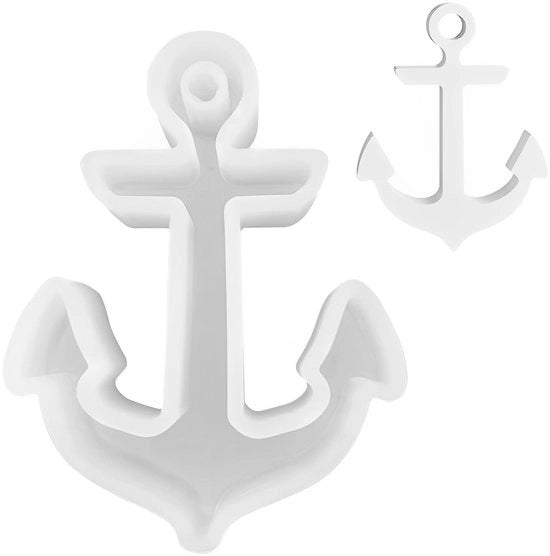 Forme di gesso in silicone - ancore - forme di gesso - sottopanchetti per candele - sapone per mano artigianale - candelabri decorativi - materiale di silicone duraturo - gietto in silicone