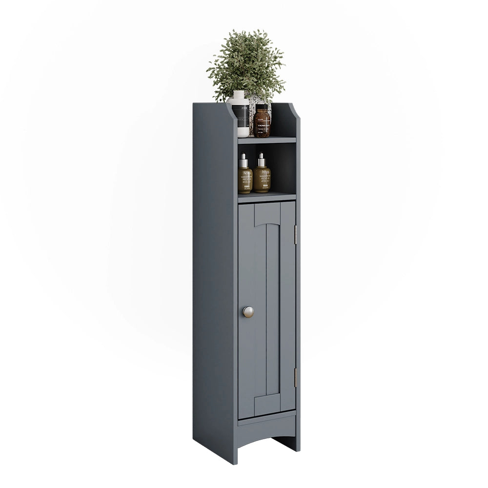 Vicco mobiletto bagno Grigio 18 x 81 cm con 5 scomparti