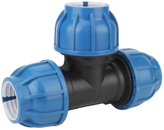 Fitting di irrigazione in PE - 50mm - Resistente alla corrosione - Installazione semplice - Alta resistenza al carico - Fitting di tubo