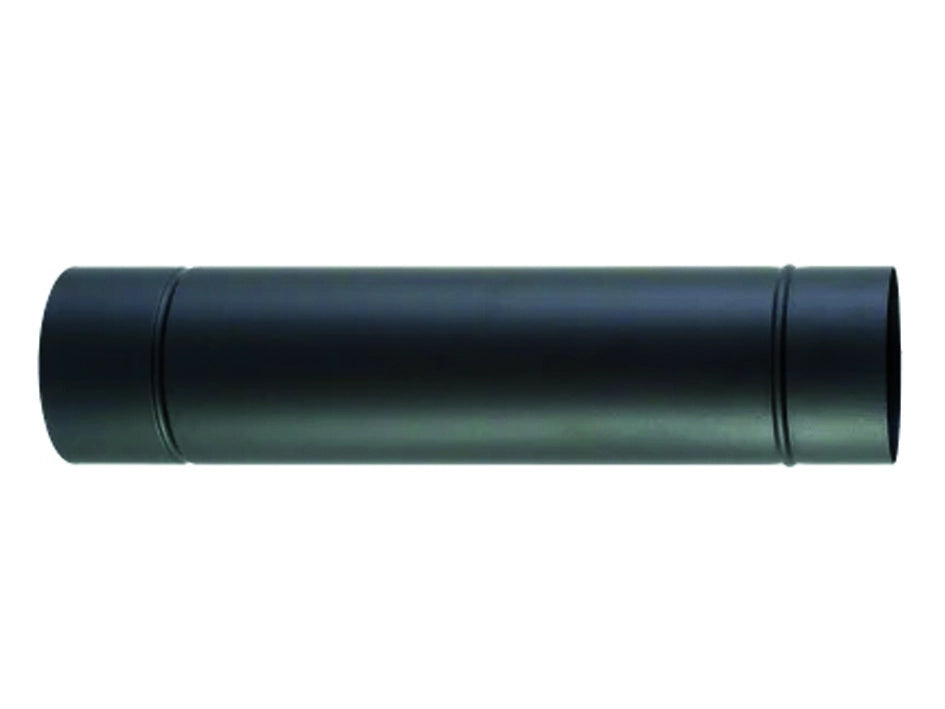 TUBO SMALTATO PER STUFE cm 100 ø 12 nero opaco  - SAVE