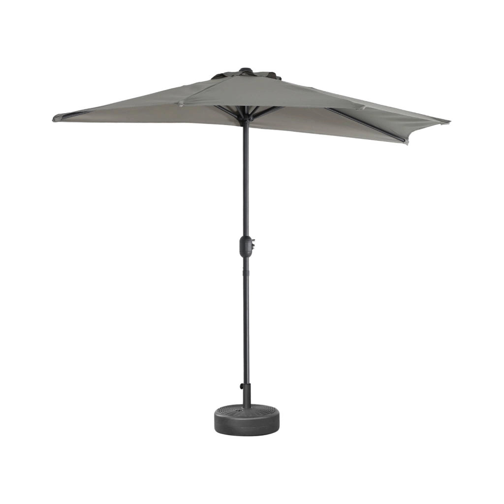 Mezzo ombrellone rotondo, ø2,5m, verde kaki