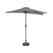 Mezzo ombrellone rotondo, ø2,5m, verde kaki