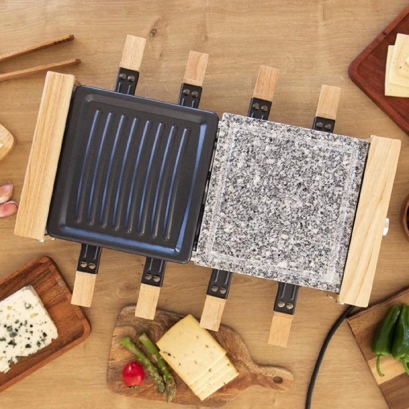 CECOTEC 03100 - Raclette Cheese&Grill 8400 Wood MixGrill