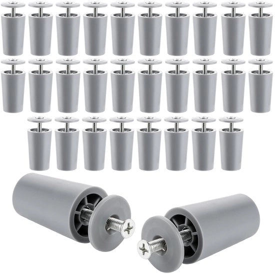 Stopper per tenda 30 pezzi - Tamponamento di urto - Ricambio - 40 mm Lunghezza - Resistente all'usura - Materiale di alta qualità - Kunststof - Componenti per tenda