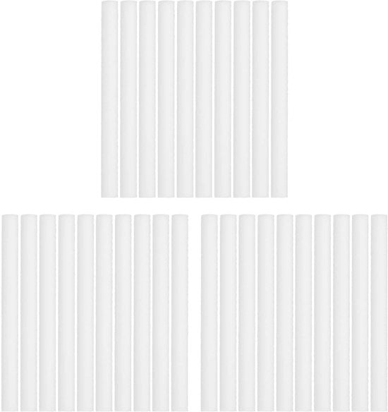 Filtro di sostituzione per umidificatore 30 pezzi - Sticks di filtro in cotone - 8x100mm - Wattenstaafjes per diffusore/verstilizzatore - Facile da installare - Umidificatore di sostituzione