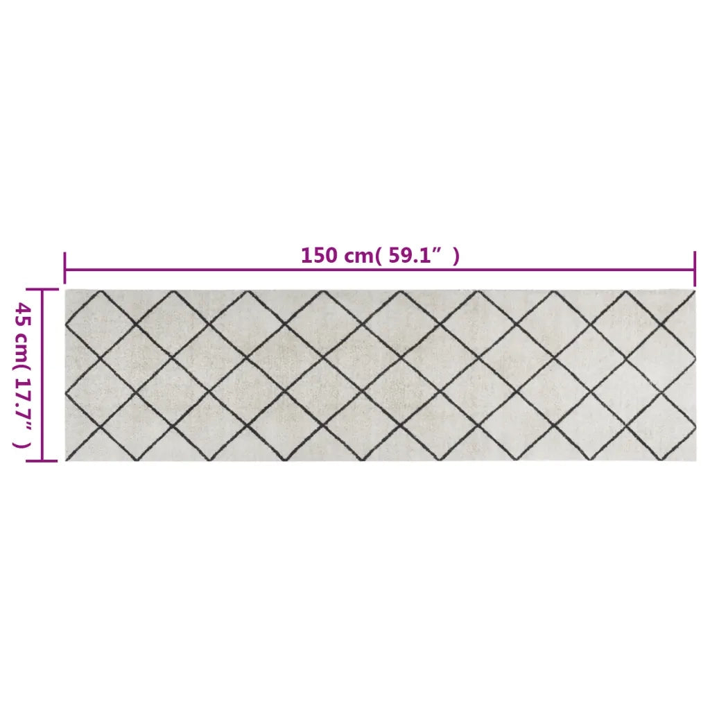 Tappeto del soggiorno | Tappeto da Cucina Lavabile Quadri 45x150 cm Velluto