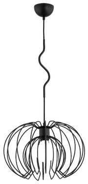 Lampada a sospensione Alfa Kiwi nera E27 1x60W 60602
