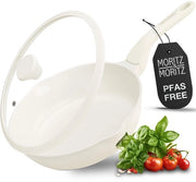 Pentola ceramica con coperchio 26 cm, libera da sostanze pericolose