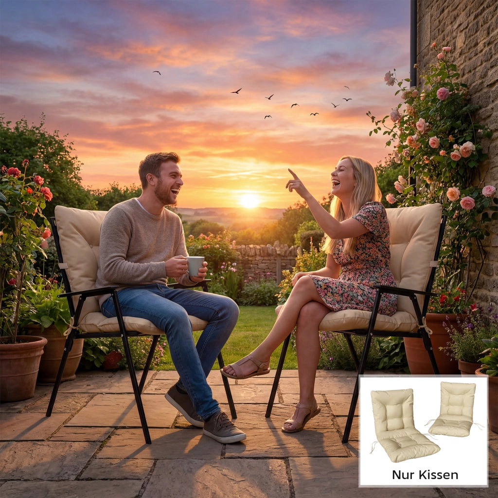 Cuscino per seduta esterna con schienale ¨C Minimal ¨C Beige