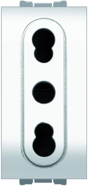 Feb Elettrica PRESA BIVALENTE DI SICUREZZA 2P+T  10-16A Col. Bianco 20.00 pz