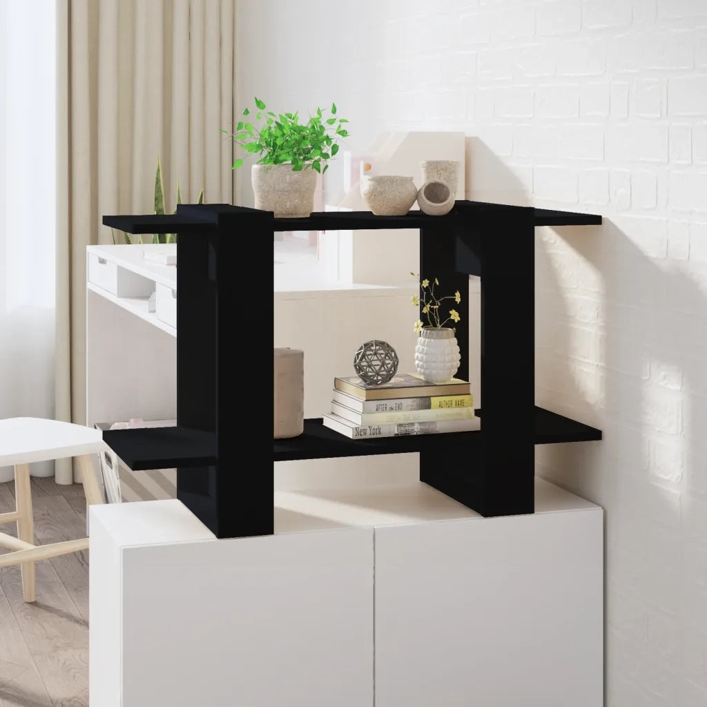 Libreria/Divisorio Nero 80x30x51 cm 811593