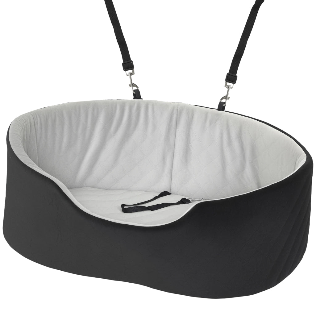 Sedile Auto per Cani Piccoli e Medi ¨C Minimal ¨C Nero 40x60x30