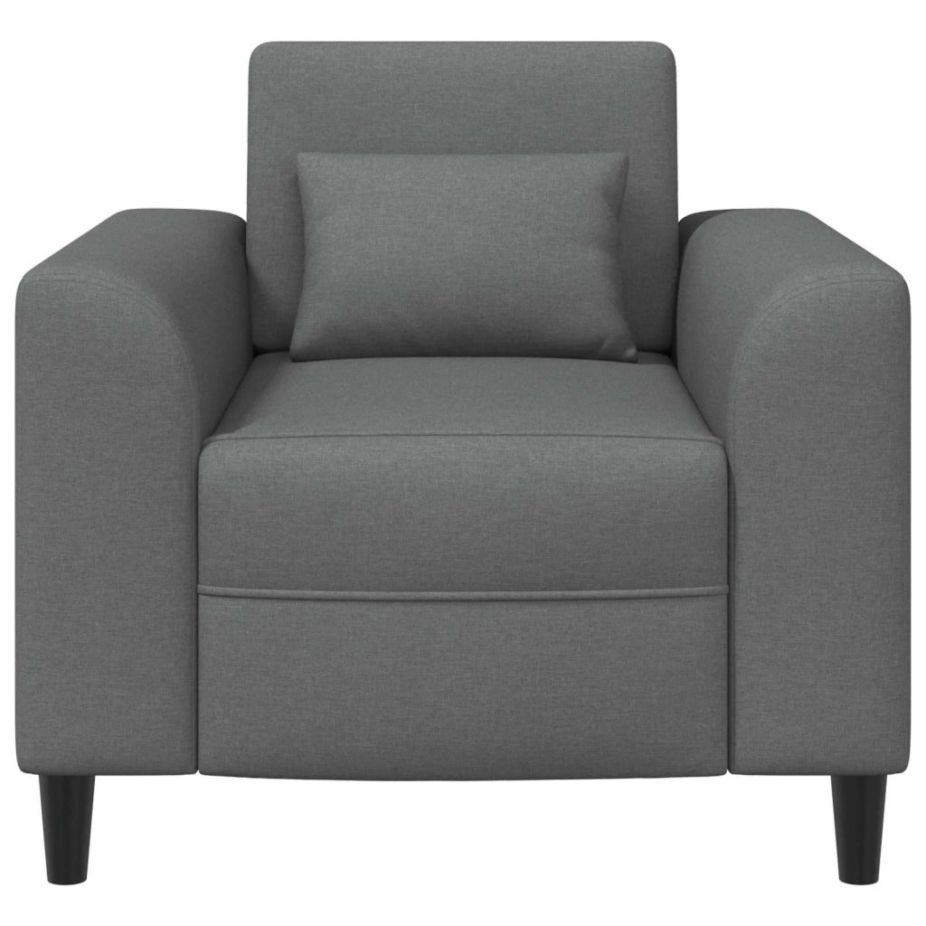 Poltrona Grigio Scuro Tessuto 42042455