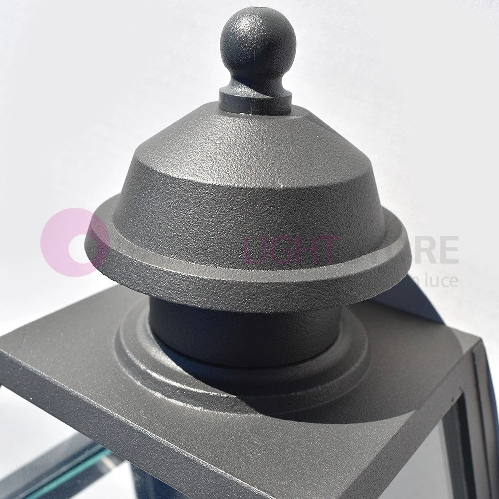 RIVALBA Mezza Lanterna a parete Applique per Esterno Vetri trasparenti GARDENLIGHT