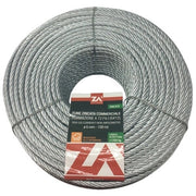 FUNE ACCIAIO COMMERCIALE 72F D  5 MM CF 25 M