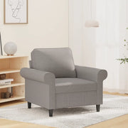 Poltrona Grigio Chiaro 60 cm in Tessuto 349177