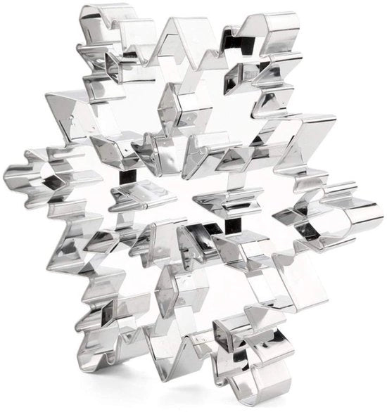 Decorazione di Natale per Cucina - Strumento per Incisione Fondant - Set di Taglieri per Biscotti - Adatto per Feste - Materiale: Acciaio Inossidabile