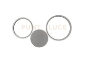 APPLIQUE POIS SILVER 4000K 1730LM 20W L.25CM H.36CM