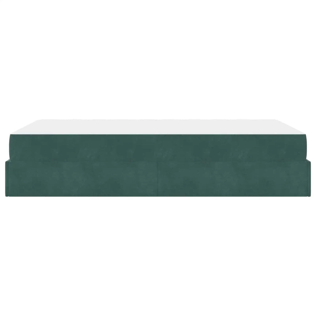 Struttura letto con materasso 2 pcs Verde Velluto 3399555