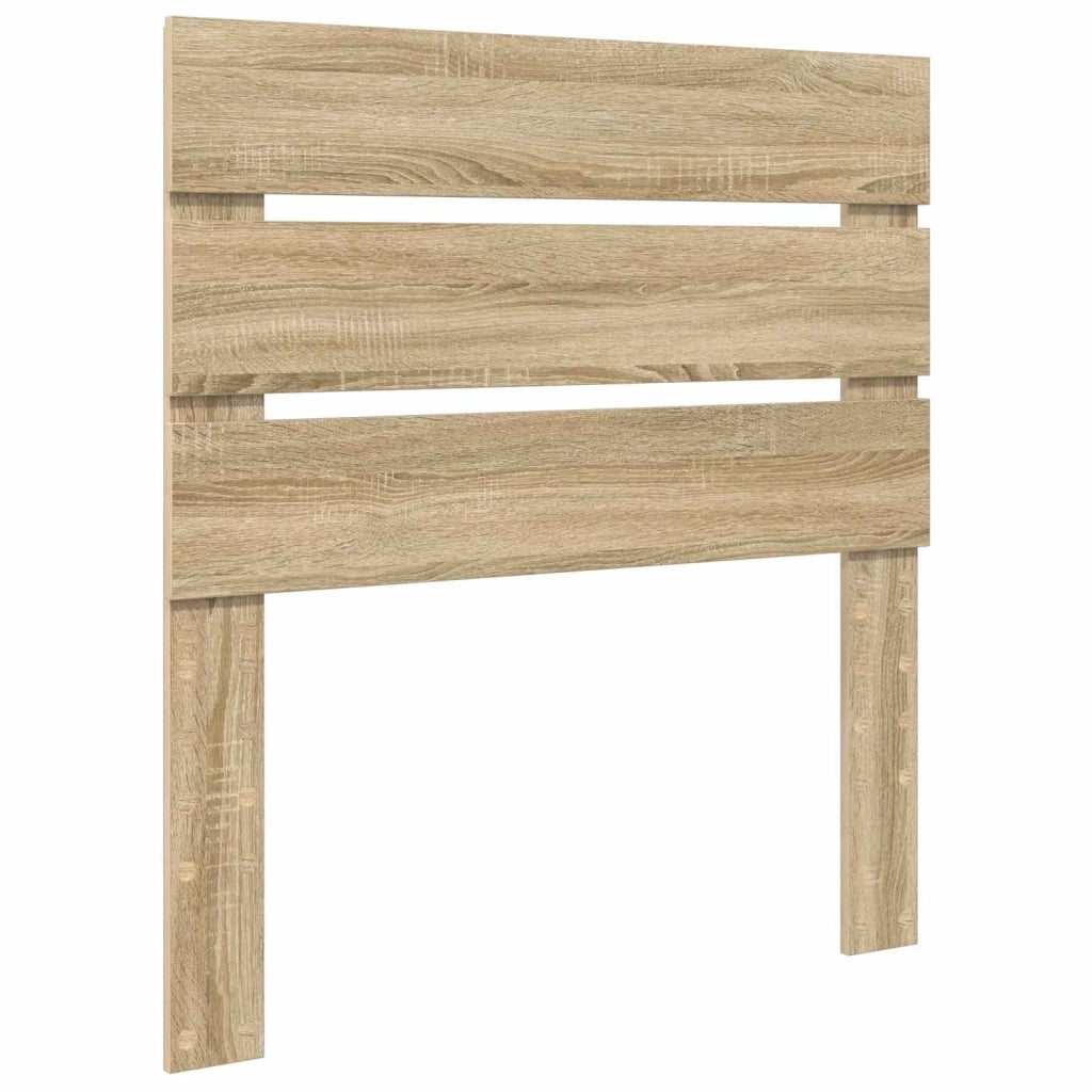 Struttura del letto Rovere Sonoma e Argento 75 x 190 cm 3412029