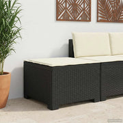Divano da Giardino a 1 Posto con Cuscino Aspetto Rattan PP 8011760