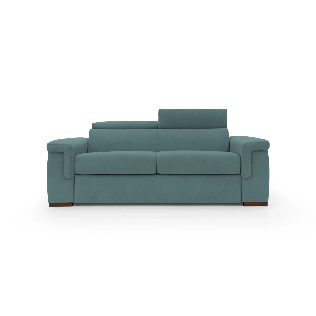 Giunone Divano letto mat. H18 200 cm (mat. 120x197 cm) petrolio