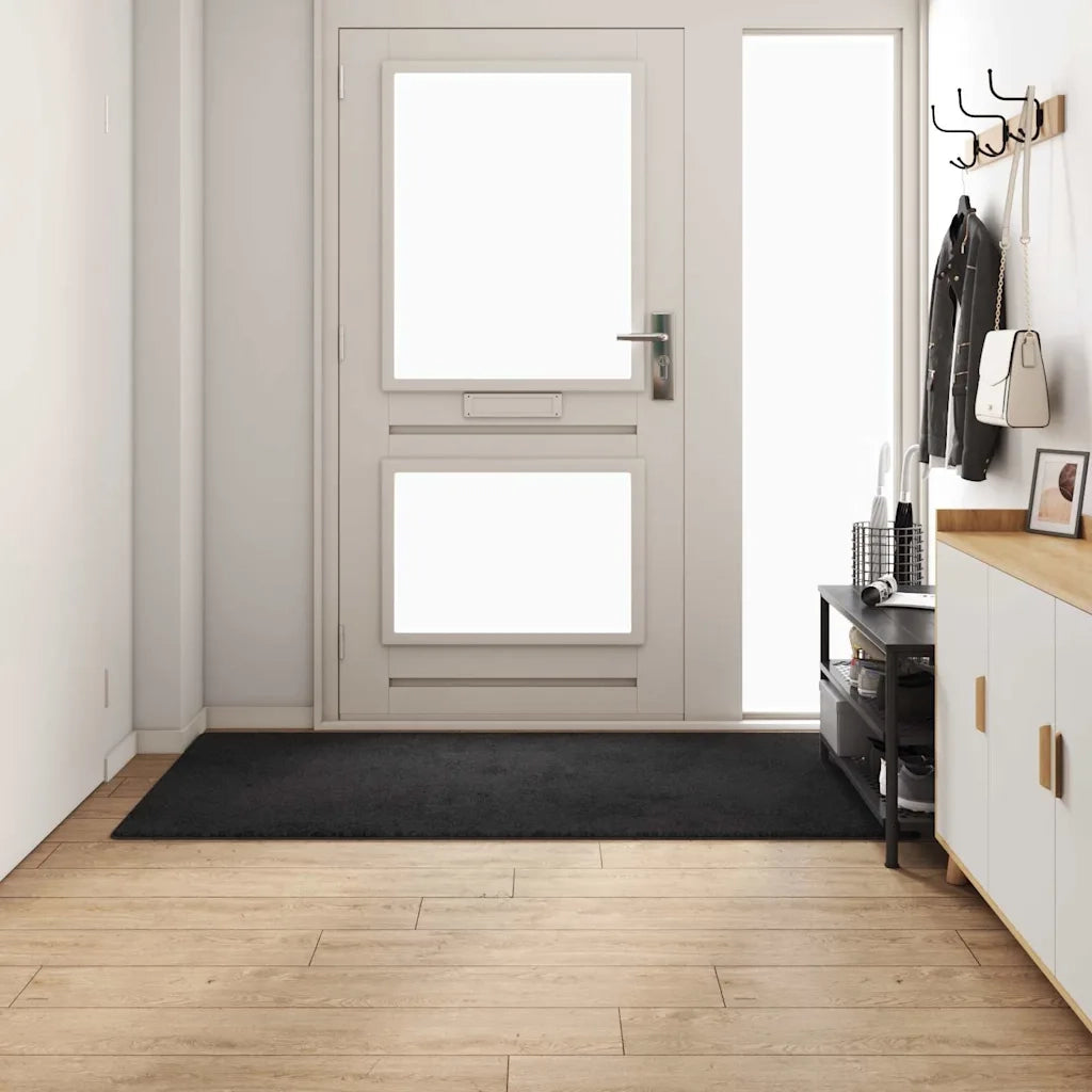 Runner in Moquette | Runner Tappeto Nero 100 x 200 cm 100% Polipropilene Tuft